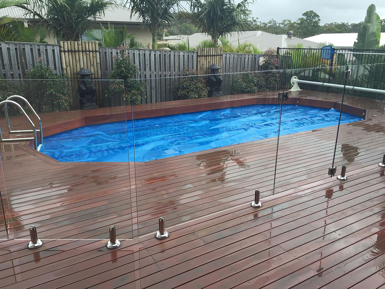  Can I build a deck around an above ground pool?