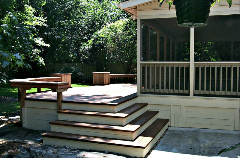 corner box steps