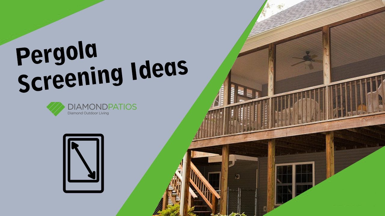 Pergola Screening Ideas - Brisbane, Gold Coast - Diamond Patios