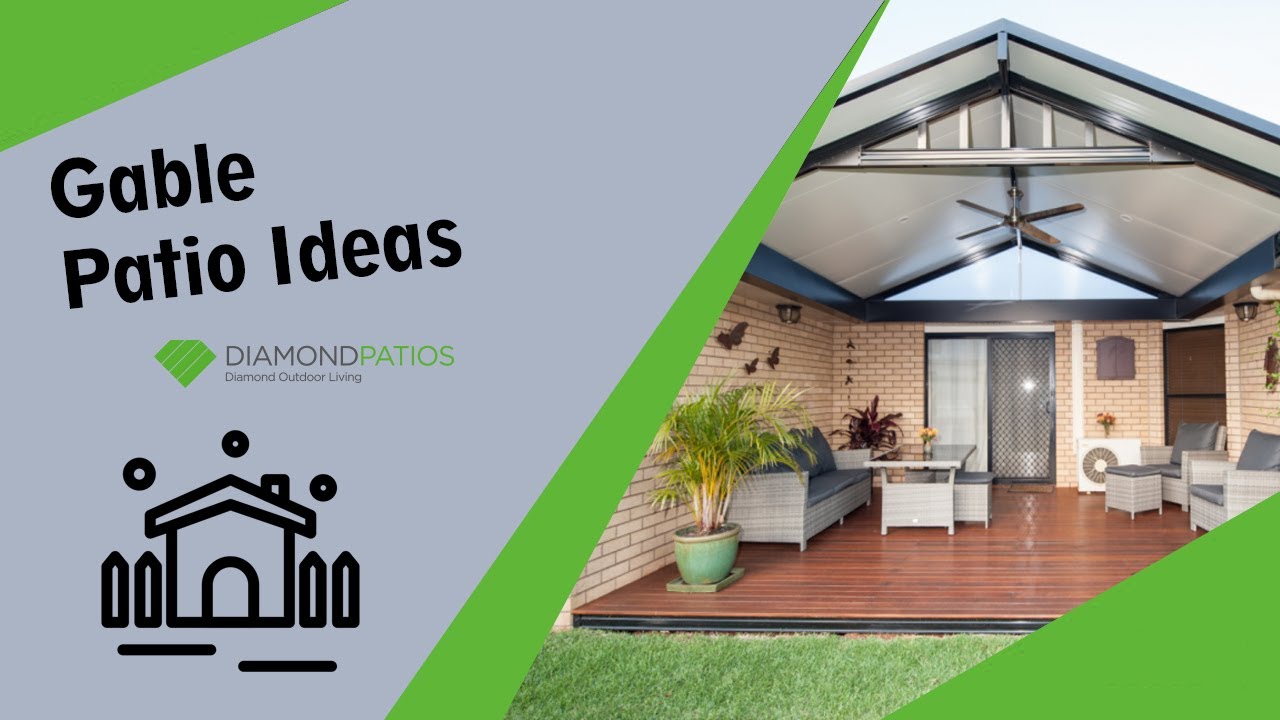 Gable Patio Ideas - Brisbane, Gold Coast - Diamond Patios