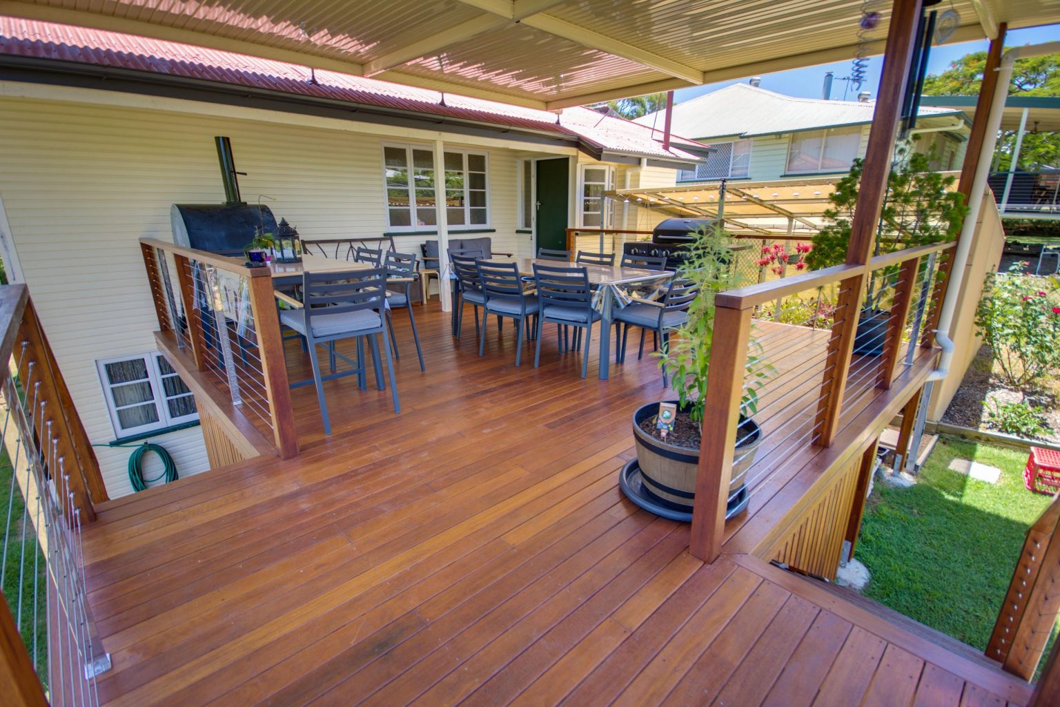 Deck and Flyover roof Brisbane - DeKing Decks