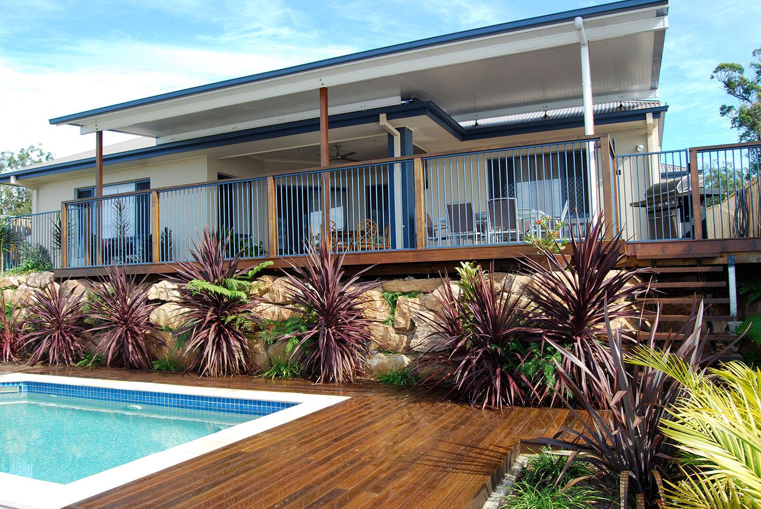 Pool Decking and insulated patio roofing Brisbane - DeKing Decks