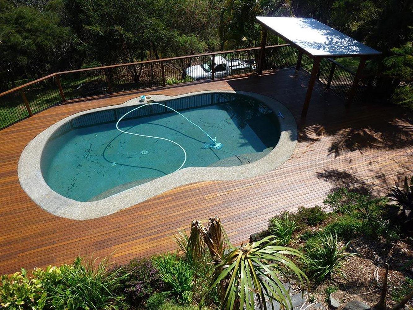 Pool decking Brisbane - DeKing Decks