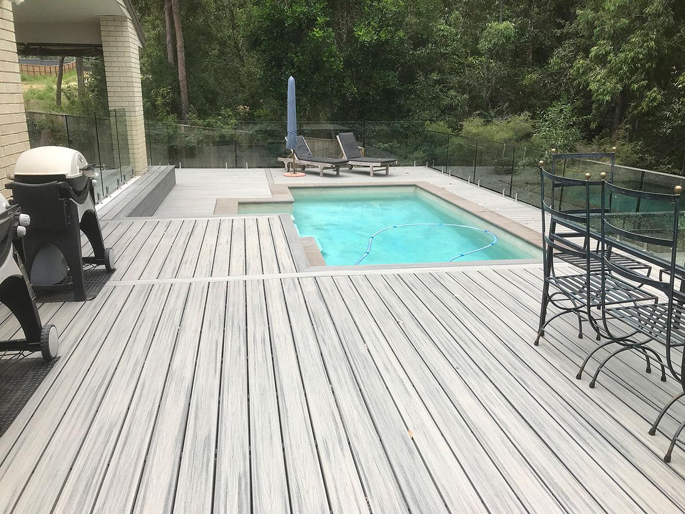 Composite Pool Decking Brisbane - DeKing Decks