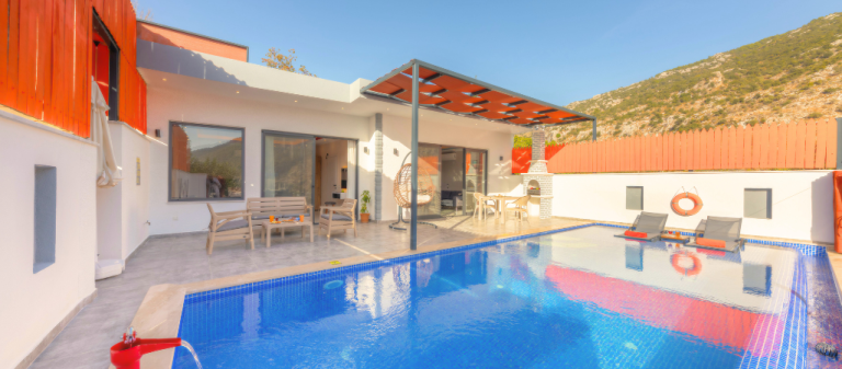Flyover Patio Roofs for Poolside Comfort